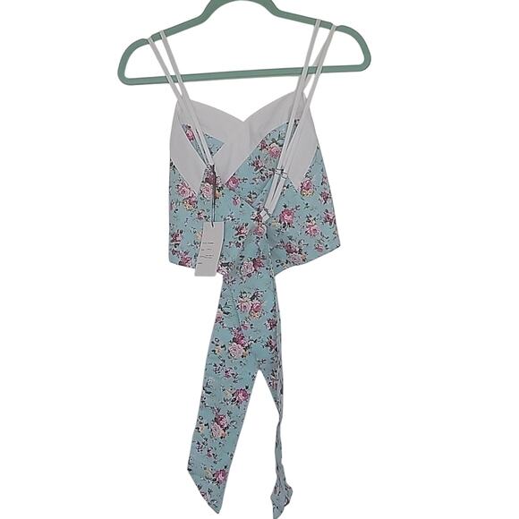 NWT Unique Vintage Kiki Cropped Halter Top, L - Picture 3 of 9